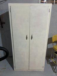 Mid Century Wooden Storage Cabinet Shelving Unit