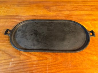 Vintage Cast Iron Large Griddle 22 X 10