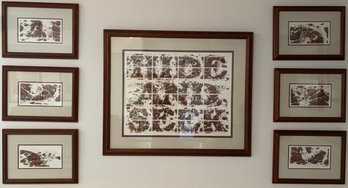 Bev Doolittle 'hide And Seek' Seven Print Suite Professionally Matted & Framed