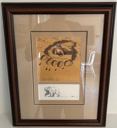 Bev Doolittle 'No Respect' Print - 15 X 18.5 Professionally Framed & Matted