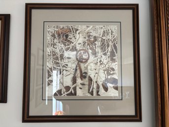 Bev Doolittle 'Three More For Breakfast' Print - 24.5 X 25 Professionally Framed & Matted
