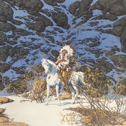 Bev Doolittle 'Eagle Heart' Print - 25.5 X 26.5 Professionally Framed & Matted