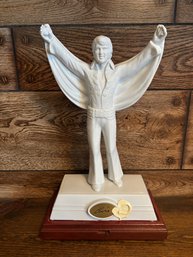 Vintage Standing Elvis White Decanter Bourbon Bottle - Elvis Designer Collection - McCormick Distilling