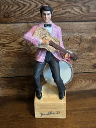 Vintage Yours Elvis Standing Decanter Bourbon Bottle - Elvis Designer Collection - McCormick Distilling