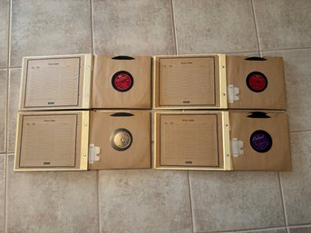 Lot Of 4 Vintage Records In Albums - 40's 50's