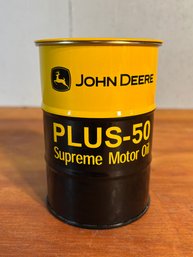 John Deere Plus-50 Supreme Motor Oil Can, 5'' With Lid