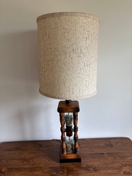 Vintage Large Oversized Hourglass Table Lamp 42.5'