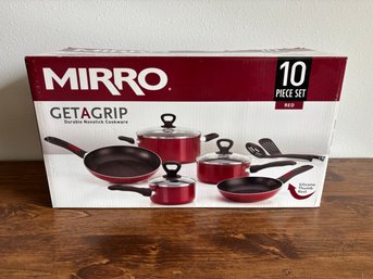Mirro Get A Grip 10 Piece Non-Stick Cookware Cooking Set
