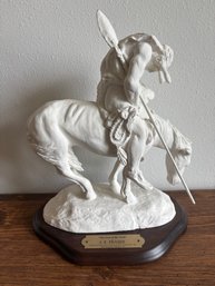 Vintage 1982 'End Of The Trail' James Earle Fraser Sculpture Cast By Dave Grossman