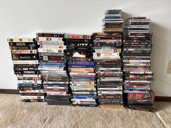 Huge Lot Of Vintage 80s 90s 00's Media - DVD's VHS CD's