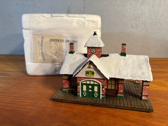 Vintage John Deere Heartland Collection Christmas Village Freight Station