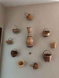 Lot Of Vintage Mini Baskets Decor