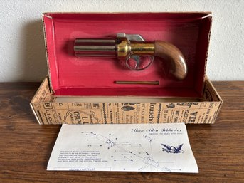 Vintage Reproduction Black Powder Ethan Allen 'Pepper Box' Pistol 1800's Pistol Gun