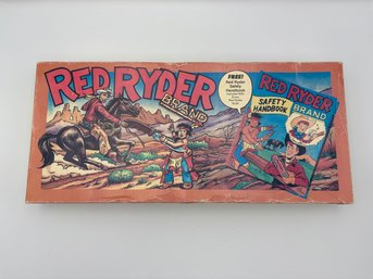 Vintage 1990 Red Rider A Boys First Knife In Box With Sheath