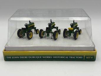 Set Of 4 Vintage 1994 John Deere Dubuque Works Historical Tractors By Ertl