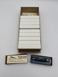 Lot Of 10 NOS New Old Stock Schrade Cutlery The Old Timer Brinkerhoff Oil - Signal Small Pocket Knives
