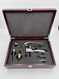Wine Opener Set In Colorado Wooden Box
