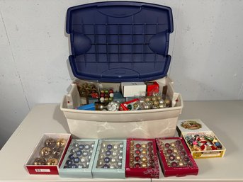 Large Lot Of Christmas Tree Ornaments