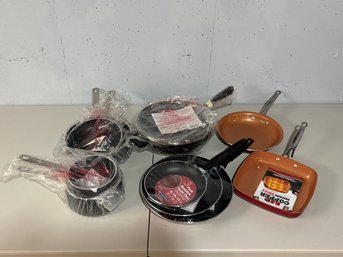 Lot Of Brand New Non-Stick Cookware - Pots, Pans, Saucepans, Etc.