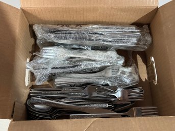 Huge Lot Of Cutlery Flatware - Knives, Spoons, Forks
