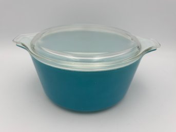 Vintage PYREX Blue 2 Qt Casserole Dish With Lid
