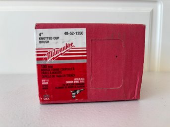 Milwaukee 48-52-1350 4' Knotted Cup Brush Attachment New In Box