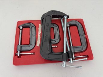 Lot Of C Clamps, 3, 4, 5, And 8'