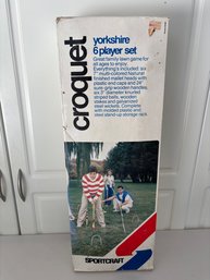 Vintage Sportcraft Croquet 6 Player Set
