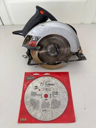 Vintage Skilsaw Electric Circular Saw With Extra Blade