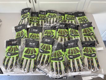 Lot Of 19 Brand New Joker 2515 Impact Gloves, 2XL & XL