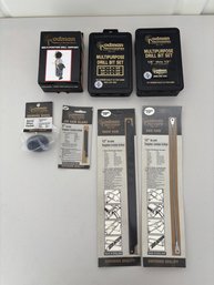 Lot Of Rodman Tools, Drill Bit Sets And Blades