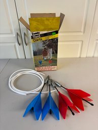 Vintage Franklin Yard Darts Set Lawn Darts