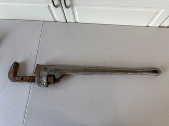 Vintage Ridgid 36' Pipe Wrench Aluminum