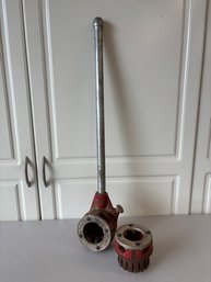 Ridgid Pipe Threader Tool With 1.5' & 2' Thread Attachments