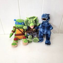 Build A Bear Workshop Dinosaurs And Teenage Mutant Ninja Turtle Stuffed Animals