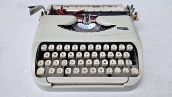 Royal Typewriter In Grey Vinyl Case