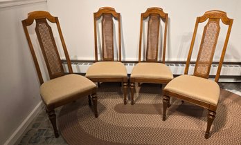 Hollywood Regency Dining Chairs Set Of Four