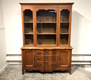 Country French Cherry Hutch