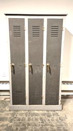 Vintage U S Navy Surplus Wood Locker