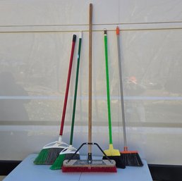 Set Of Five Brooms