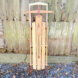 American Flyer Wood Sled