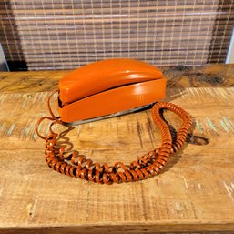 Vintage Western Electric Orange Landline Phone