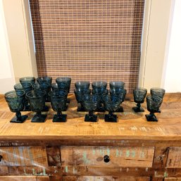 Indiana Glass Colony Park Lane Blue Glassware