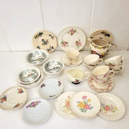 Floral China Large Lot Vintage