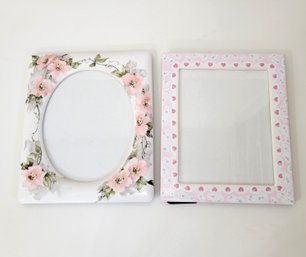 Vintage Floral Ceramic Picture Frames