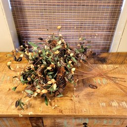 Berry And Pinecone Sprays, Faux Floral Sprays