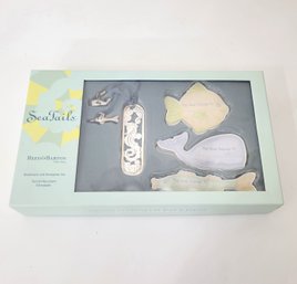 Reed And Barton Sea Tails Bookmark And Bookplate Boxed Set