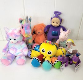 Colorful Stuffed Animals Large Lot
