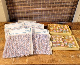 Baby's First Christmas Mini Ornaments And Beaded Garland