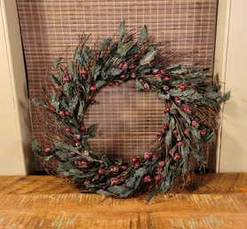 Primitive Twig And Berry Christmas Wreath